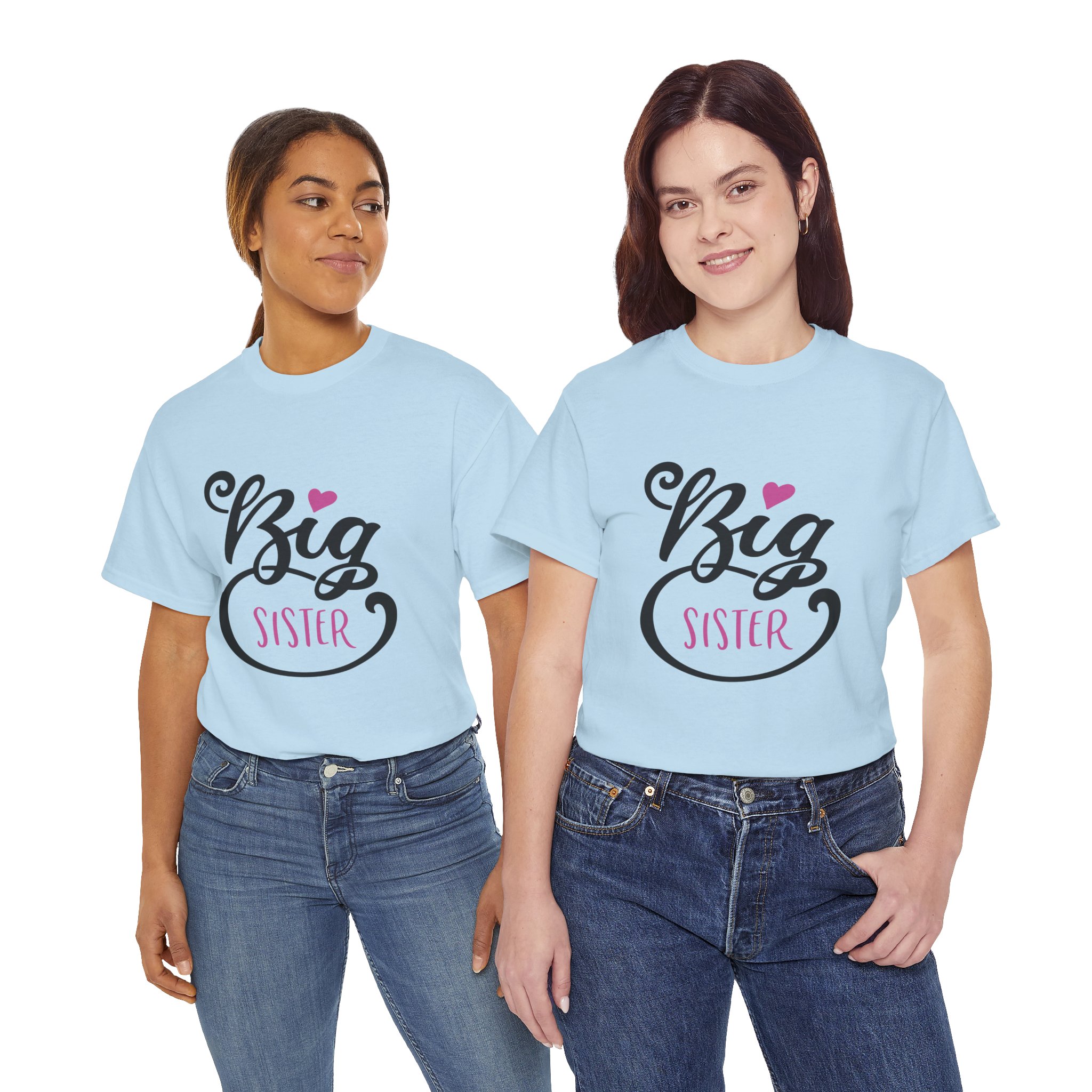 Big Sister T-Shirt Blau