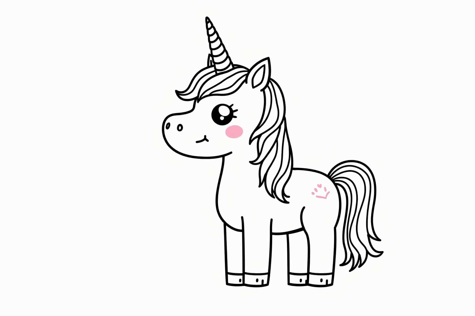 einhorn ausmalbild-Titel