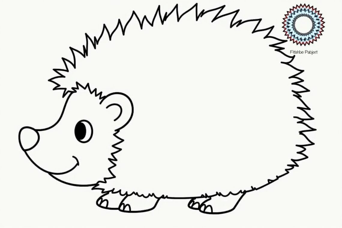 Schablonen Igel Basteln Vorlage zum Ausdrucken
