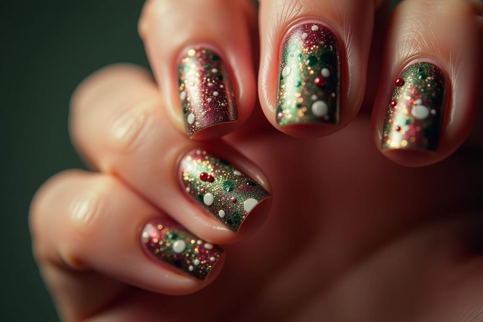 weihnachtsnägel-Titel